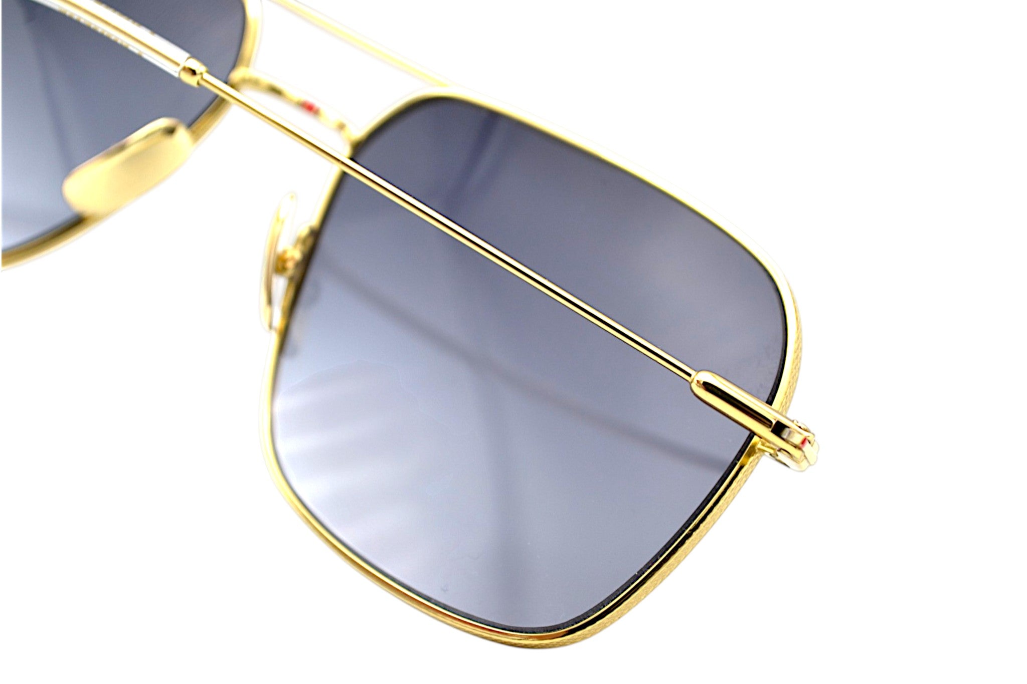 Gafas de sol CARRERA para hombre, con cuero rectangular metal dorado 247S 2F7