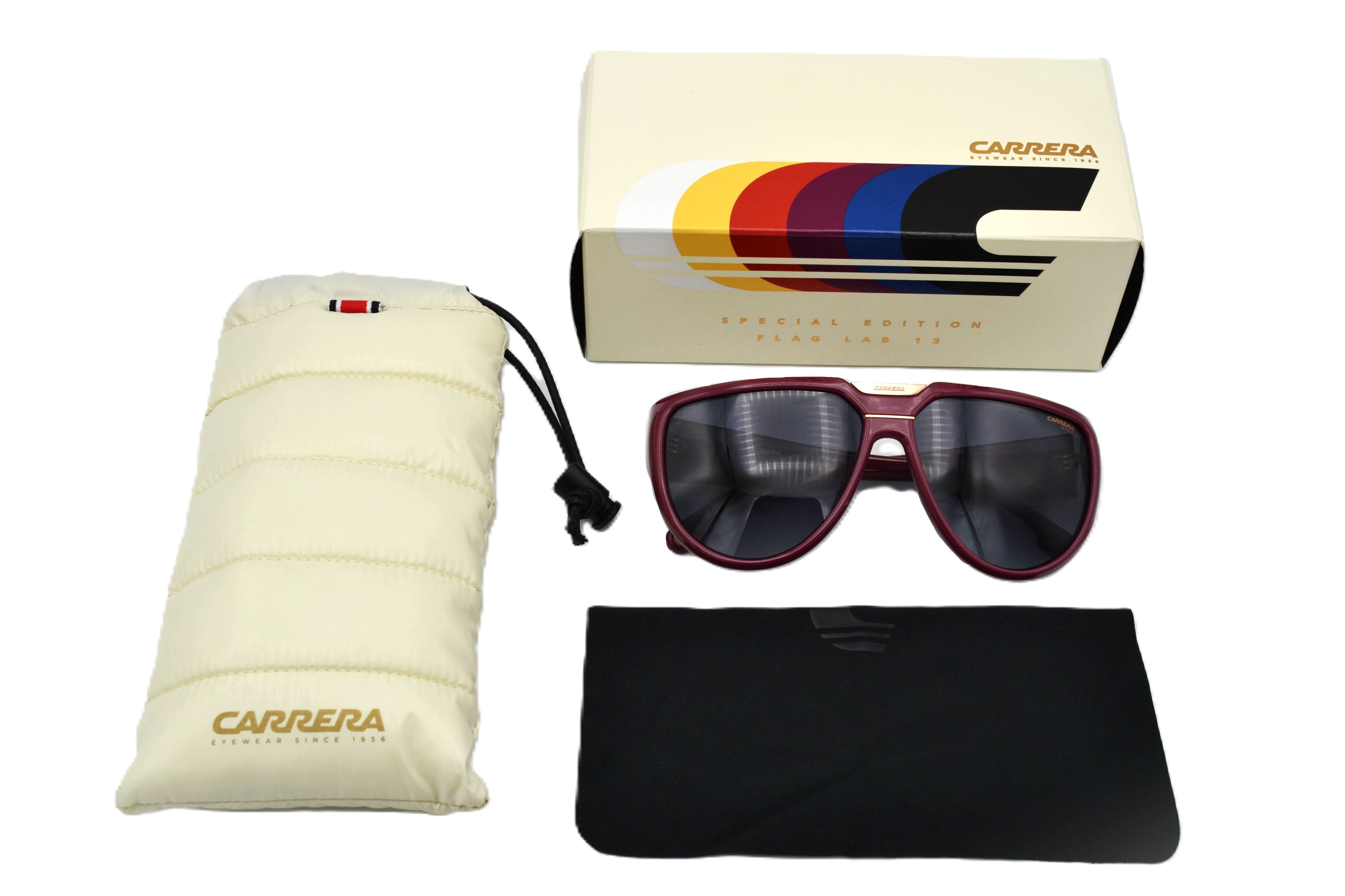 Gafas de sol CARRERA Flag Lab 13 B3V90 - Edición lim. acetato burdeos, Unisex