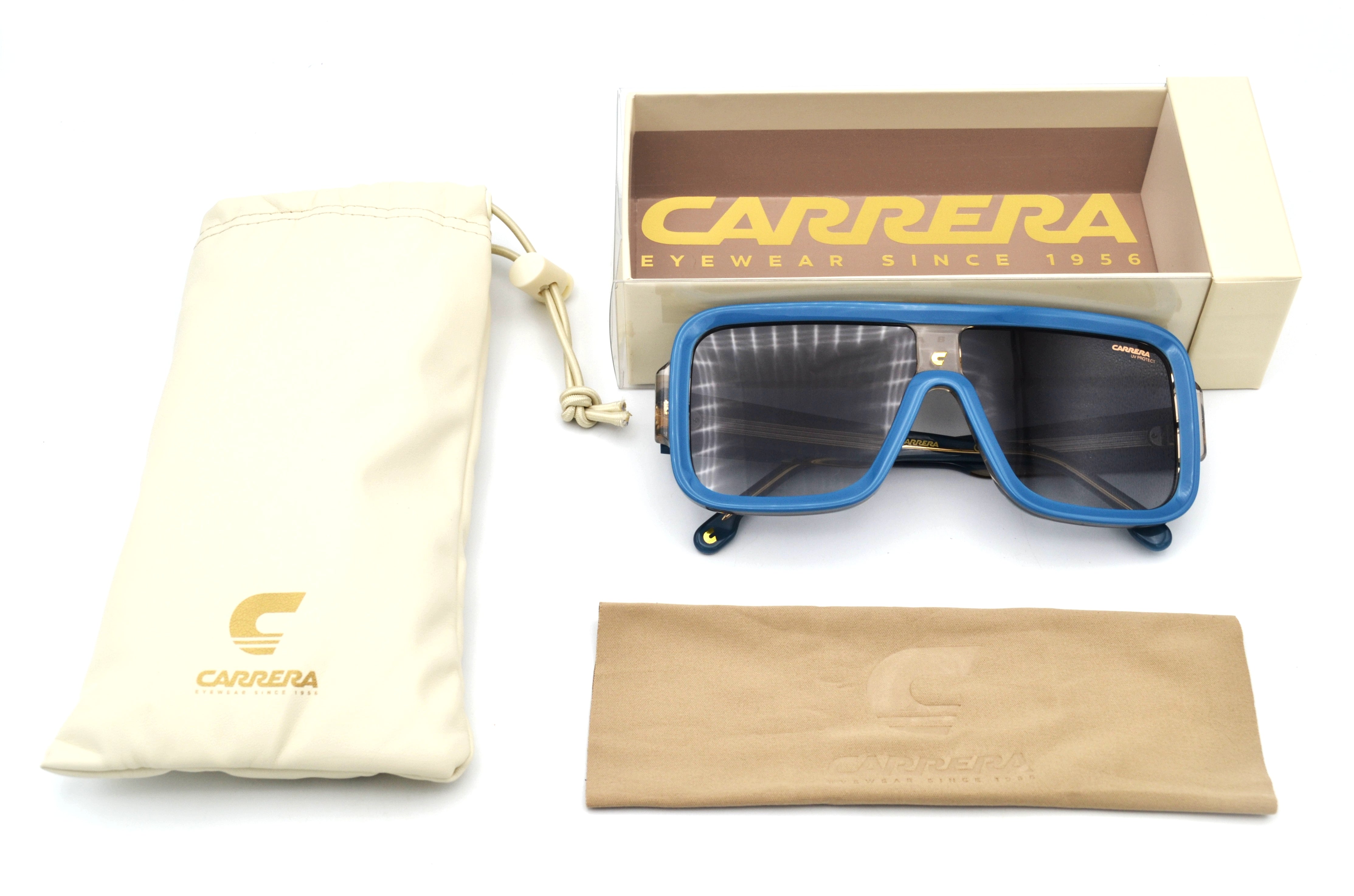 Gafas de sol CARRERA BLACKFLAP 14 YRQ90 - Edición limitada de acetato azul, Unisex
