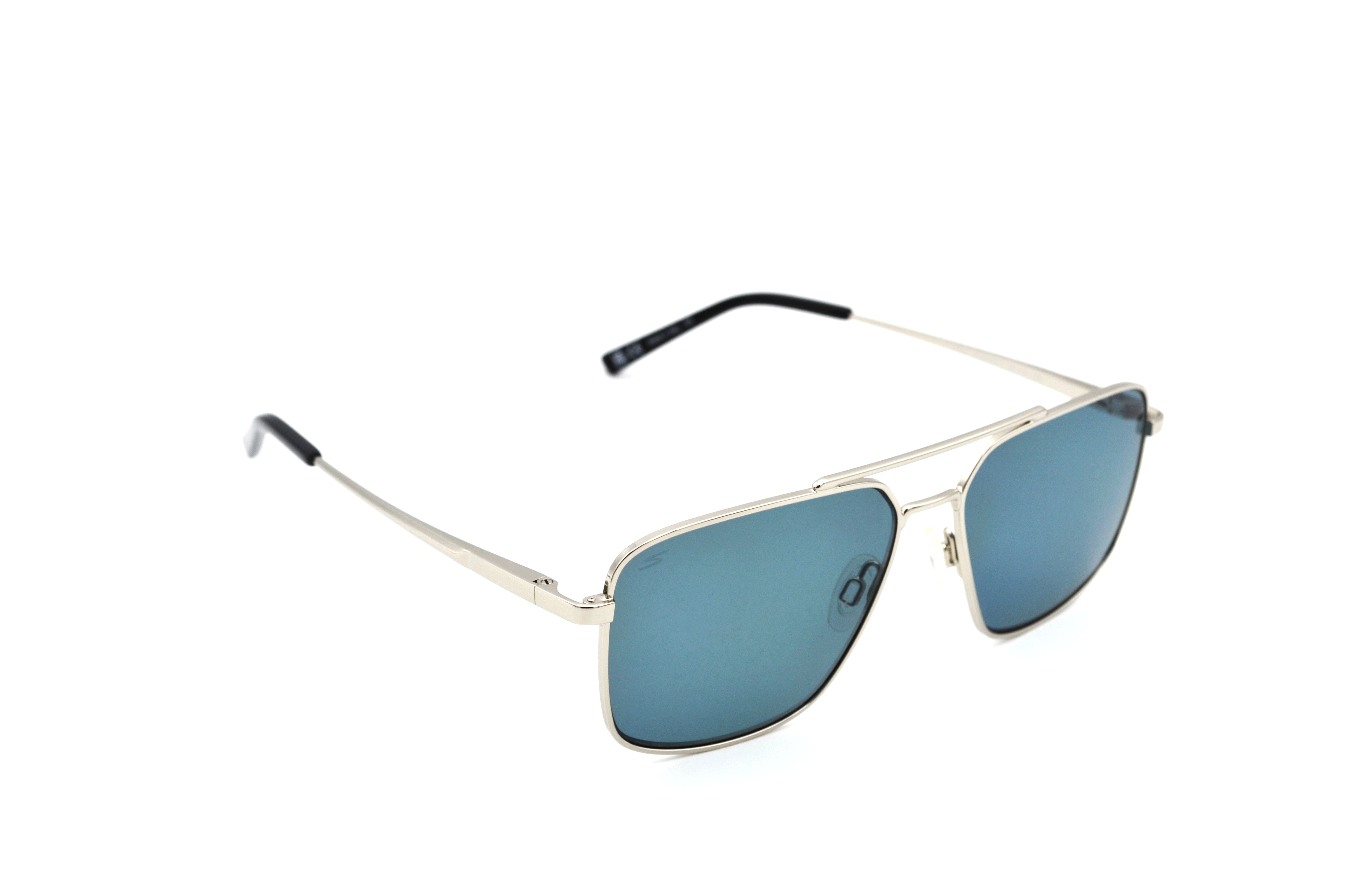 Gafas de sol Serengeti AITKIN SS554003 Diseño de metal plateado, para hombre