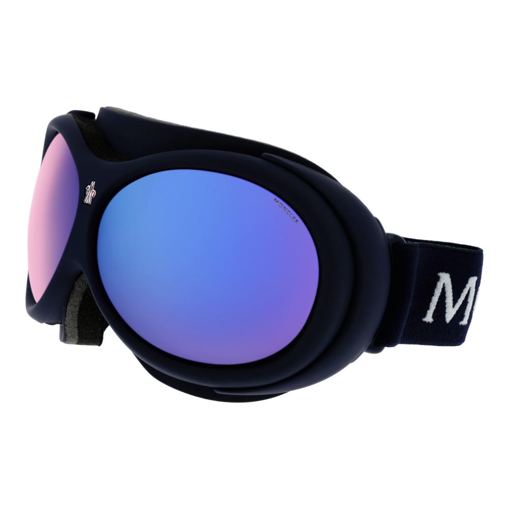 Gafas de sol Moncler, Moncler Goggle ML0130 91X 89 color azul unisex