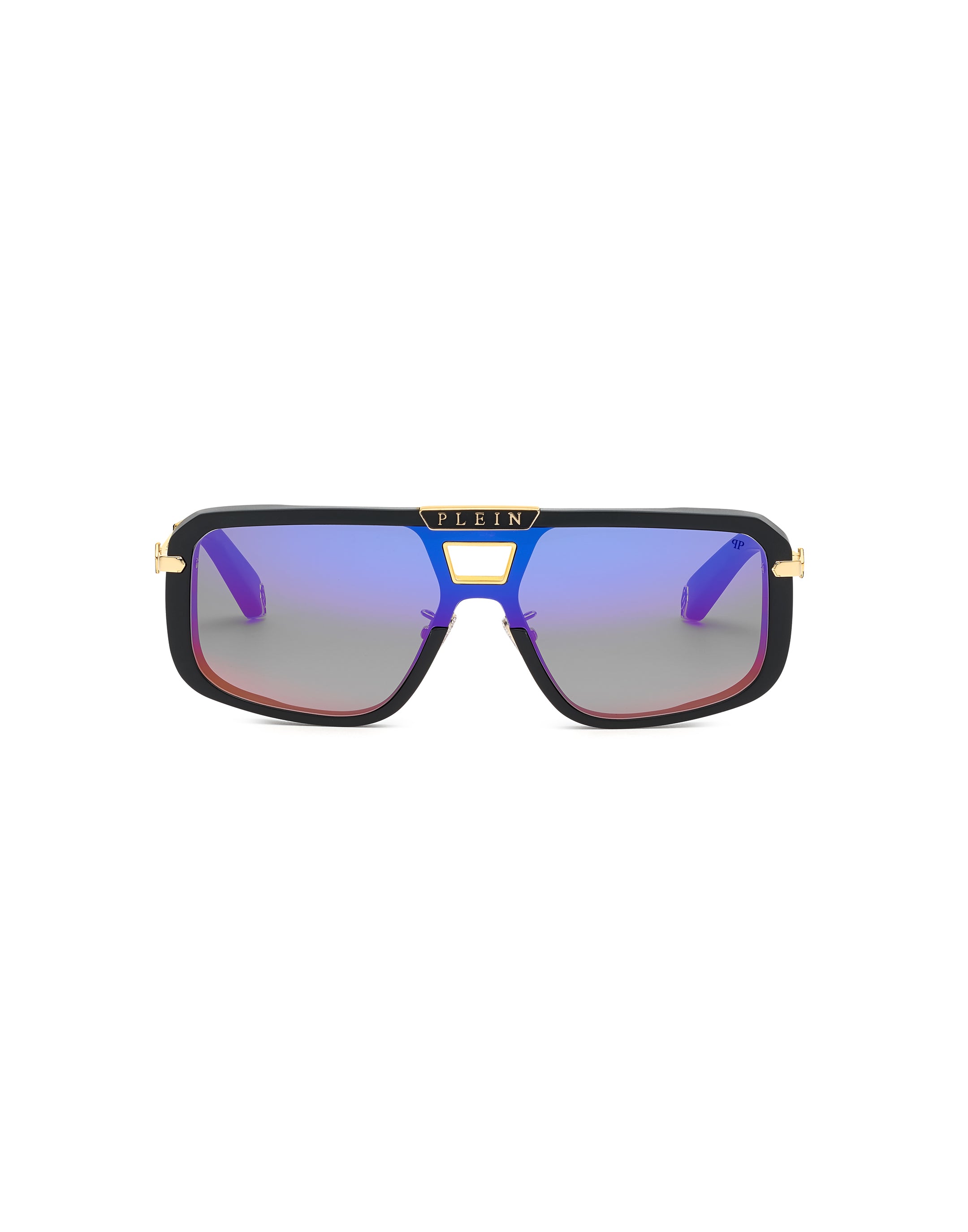 Philipp Plein Sunglasses - Plein Legacy SPP008M 703V Acetate and Gold Metal Design for Men