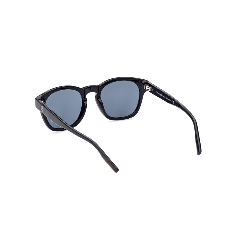 Gafas de sol Ermenegildo Zegna EZ0195 01V - Diseño de acetato negro para hombre