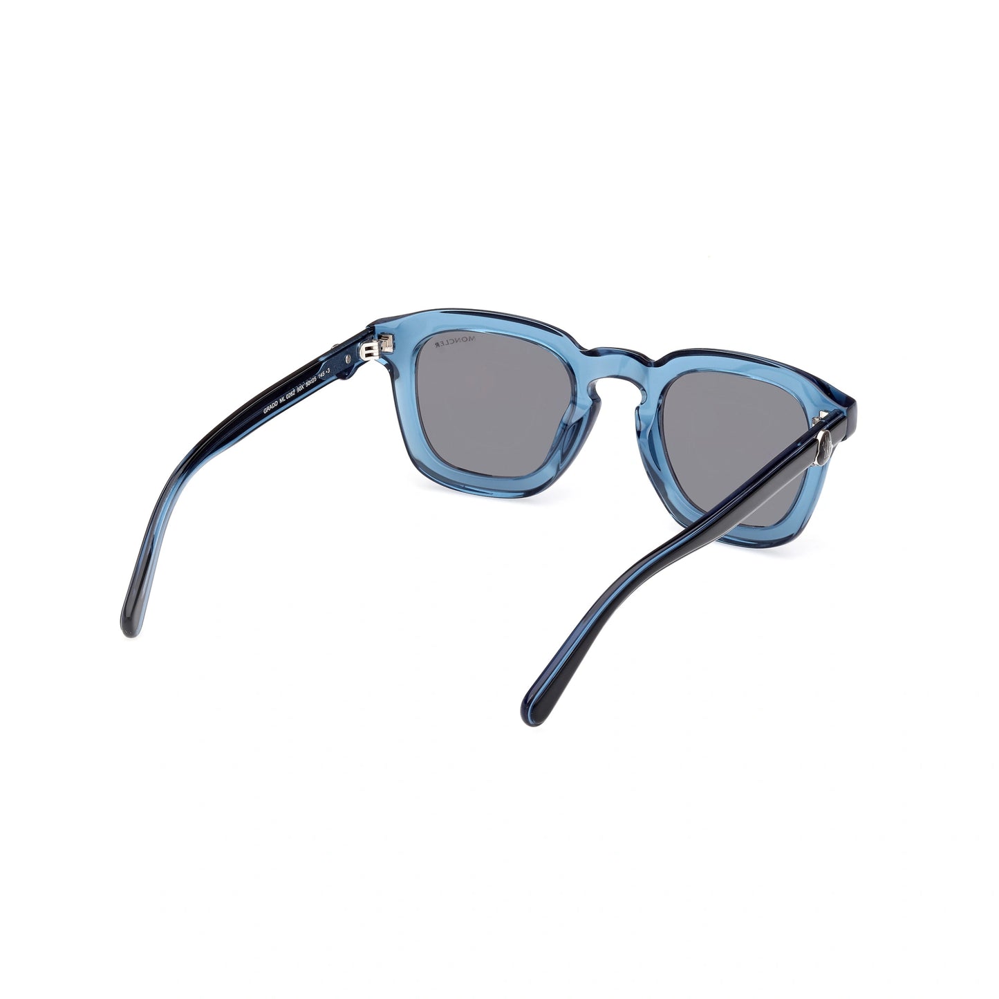 Gafas de sol Moncler GRADD ML0262 90X - Diseño de acetato azul transparente, unisex