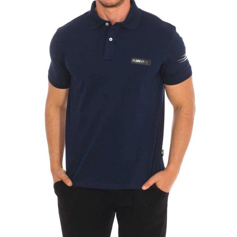 Plein Sport Men's Short Sleeve Polo Shirt PIPS507 Navy