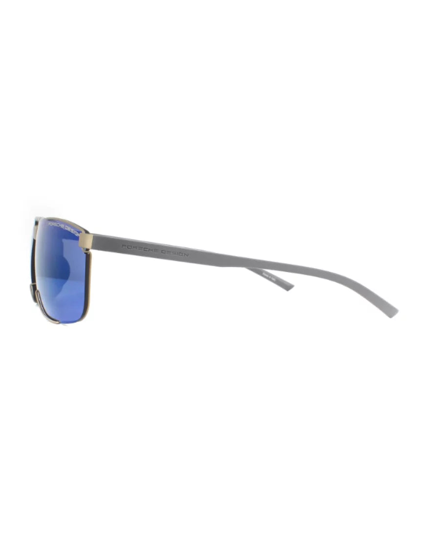 Gafas de sol Porsche Design P8680D - Montura rectangular con lentes azules, para hombre